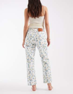 House Of Sunny Hydrangea Jessie Denim Jeans In Blue