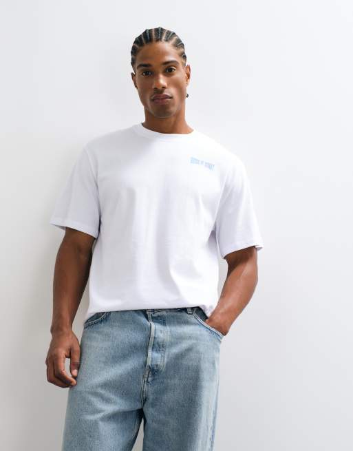 House of Sunny mallard point printed tee in vintage white, 3 of 5