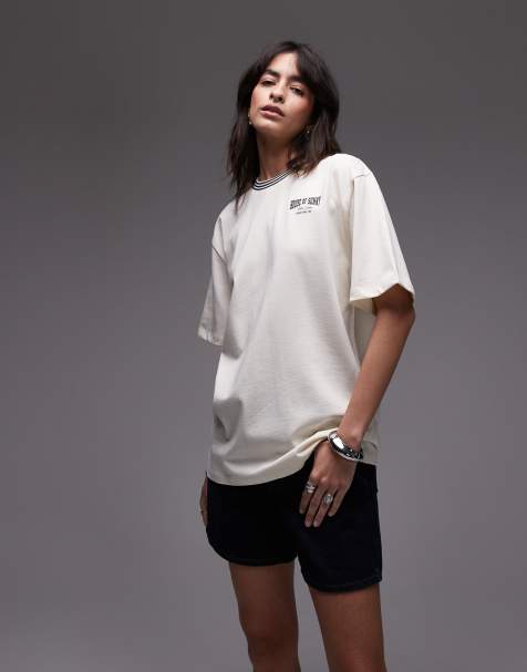 House of Sunny Motor Services classic fit T-shirt in oat - view 1