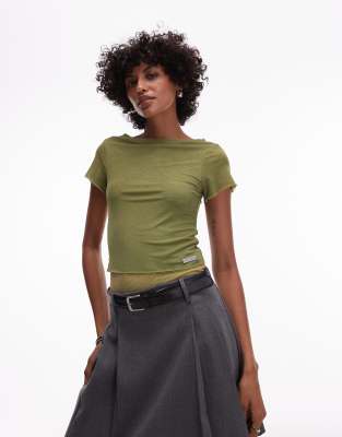 House Of Sunny Multi Layer Mesh Top