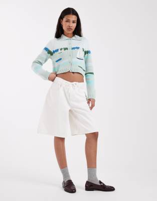 House Of Sunny Sail Away Tripper Cardigan In Blue