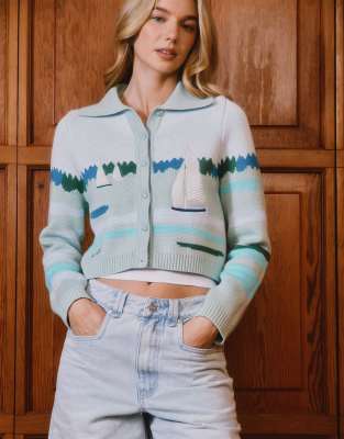 Sail Away Tripper - Gilet - Bleu aqua 38