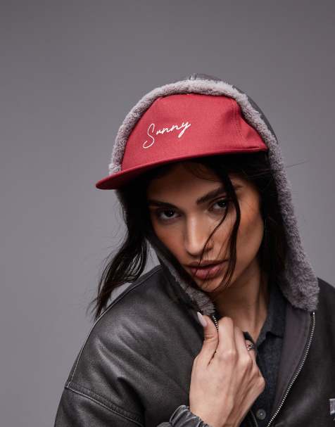 House of Sunny signature cap in cherry red - view 1