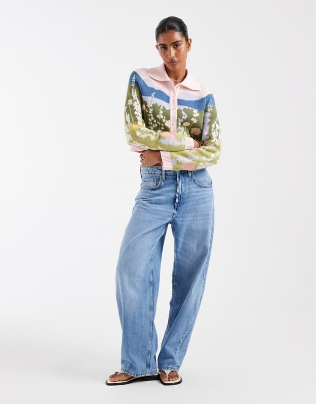 House of Sunny sunset blooms tripper cardigan in floral print | ASOS