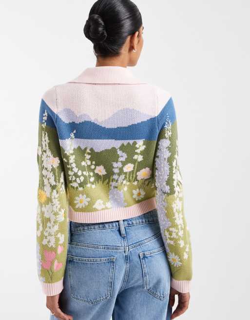 House of Sunny sunset blooms tripper cardigan in floral print | ASOS