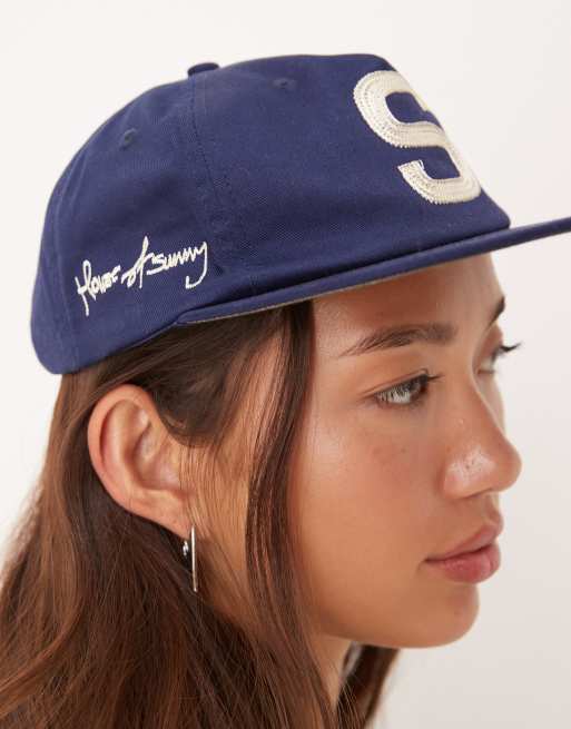 House of Sunny varisty cap in navy, 3 of 3