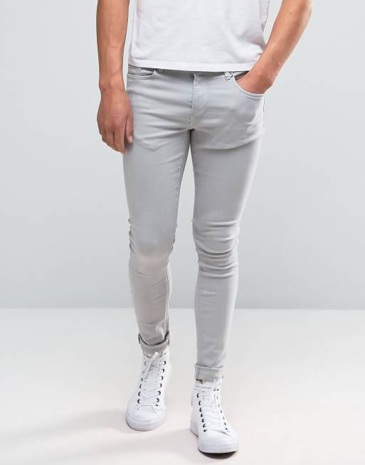 Hoxton Denim - Jeans in stone spray on