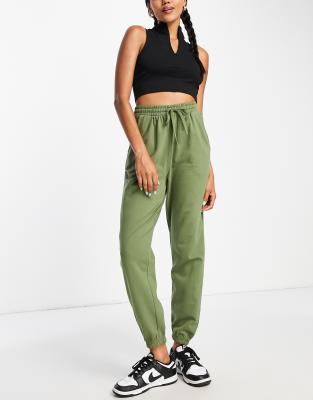 Hoxton Haus Hoxton Haus joggers co-ord in khaki-Green