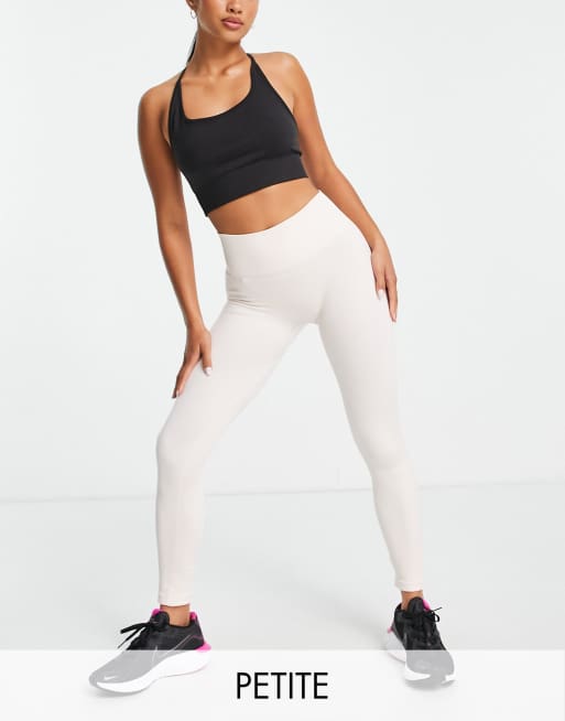 Hoxton Haus Petite seamless gym leggings in rust