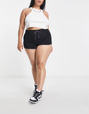 plus size sweat shorts