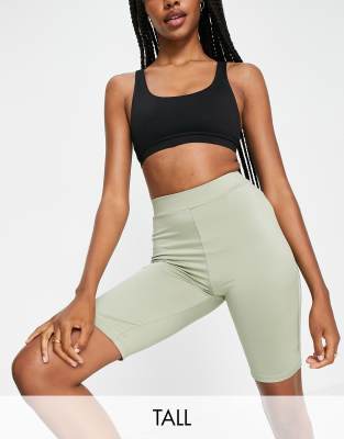 Hoxton Haus Tall - Kurze Sport-Leggings in Salbeigrün