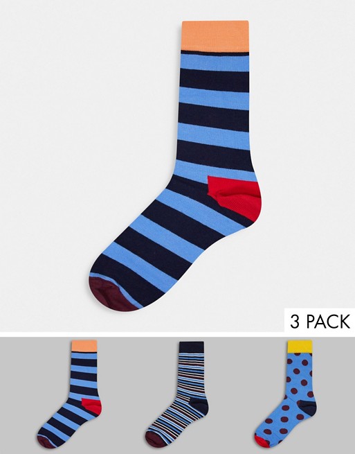 HS By Happy Socks 3 pack socks in gift box