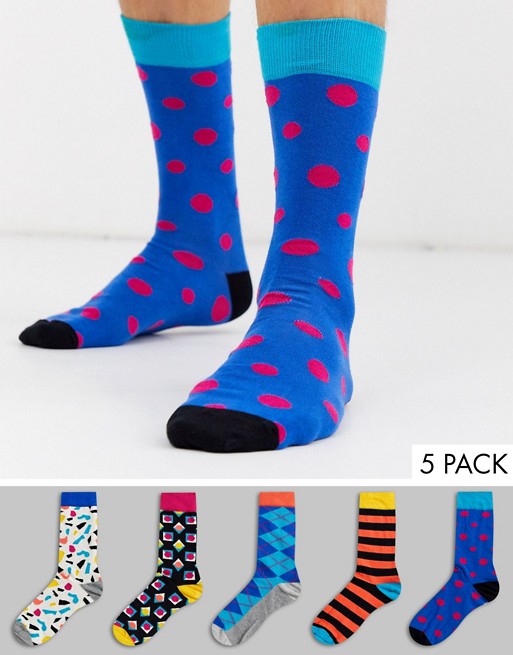 HS By Happy Socks 5 pack socks