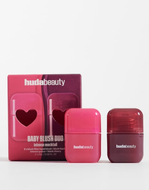 Huda Beauty - Baby Blush Duo - Intense Mocktail - Black Cherry + Intense Guava - view 1