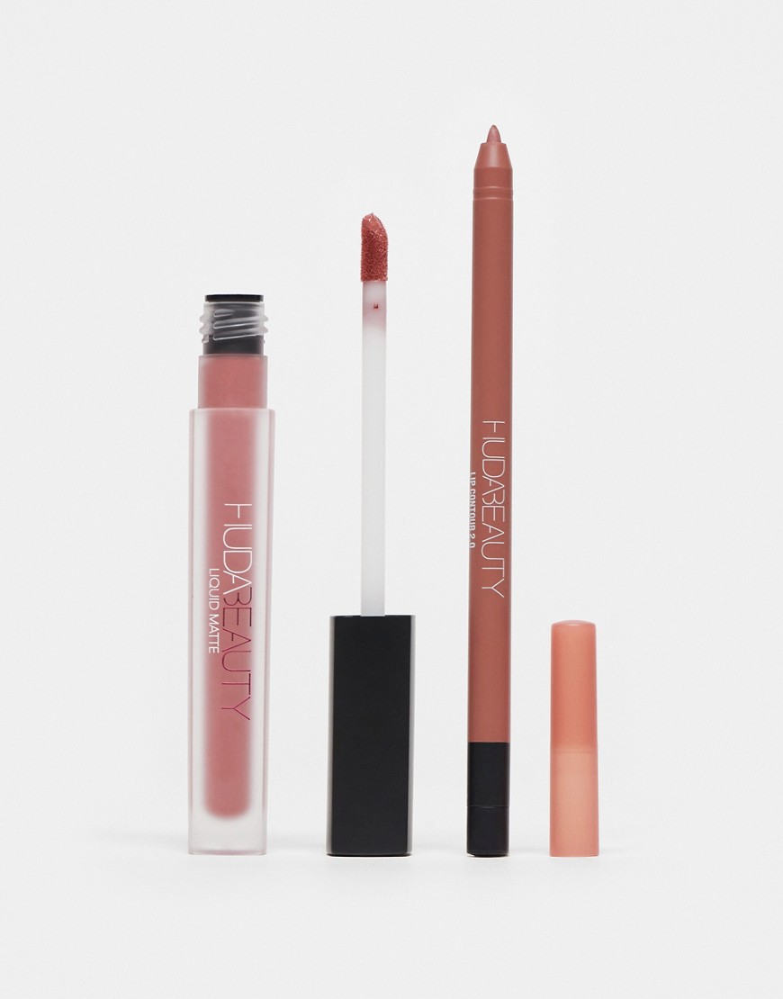 Huda Beauty Bombshell Lip Duo- 27% saving-Pink