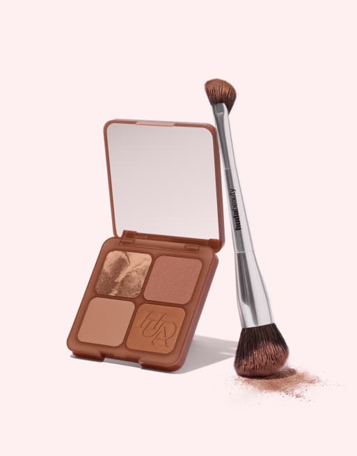 Huda Beauty brocha de doble extremo para broncear y contornear, 4 de 4