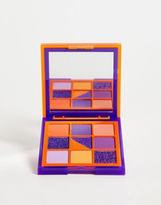 Huda Beauty Color Block Obsessions Eyeshadow Palette - Orange & Purple | ASOS
