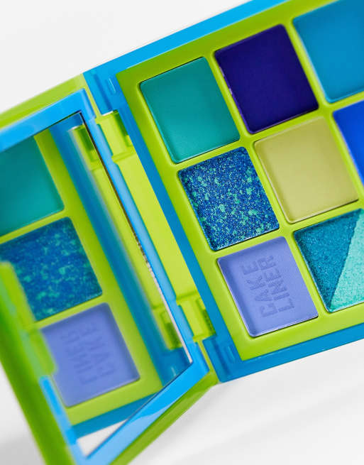Huda Beauty - Color Block Obsessions - Oogschaduwpalet in blauw en groen , 2 van 4