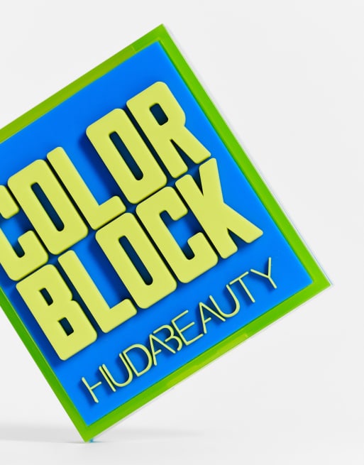 Huda Beauty - Color Block Obsessions - Oogschaduwpalet in blauw en groen , 3 van 4