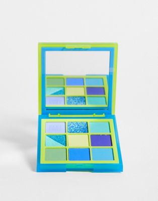 Huda Beauty Color Block Obsessions Eyeshadow Palette - Blue & Green  - ASOS Price Checker