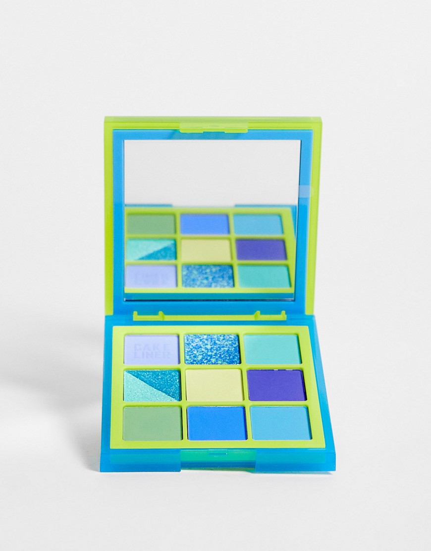 Huda Beauty - Color Block Obsessions - Palette d'ombres à paupières - Bleu et vert-Multicolore