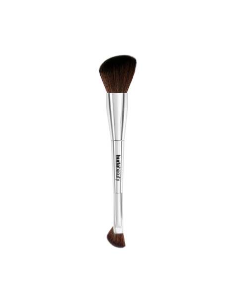 Huda Beauty dobbeltsidet bronzer- og contourbørste - view 1