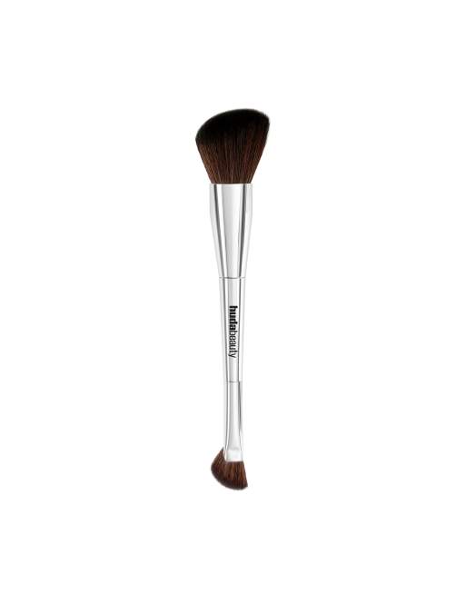 Huda Beauty dobbeltsidet bronzer- og contourbørste, 2 af 4