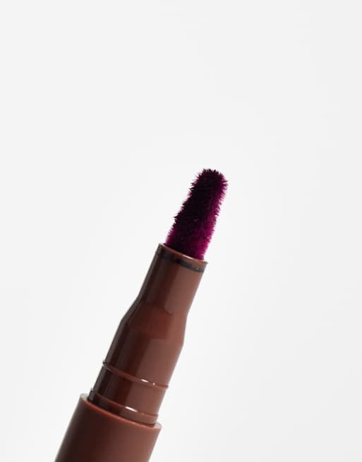 HUDA BEAUTY dúo de labios 'Kiss Me' en tono 'Rich Goji', 3 de 4