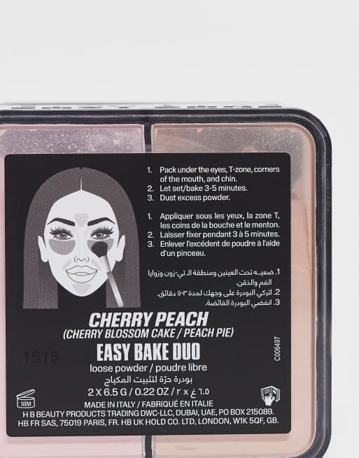 Huda Beauty - Easy Bake Duo - Los poeder - Cherry Peach, 4 van 4