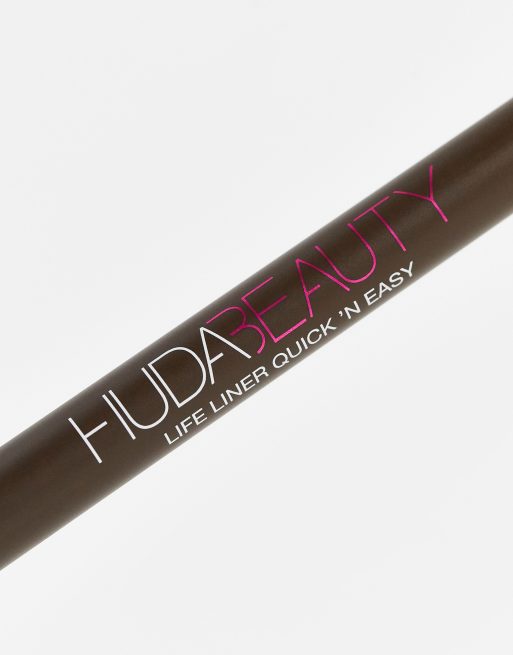 Huda Beauty - Eyeliner liquido Quick 'n Easy Precision - Brown, 3 di 4