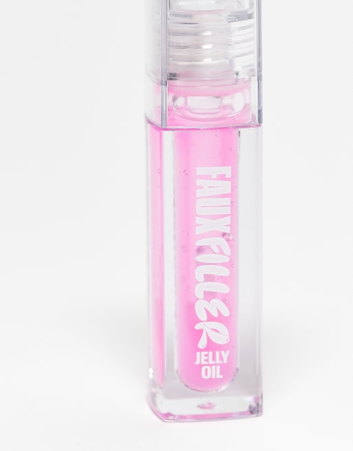 Huda Beauty – Faux Filler Jelly Oil – Błyszczyk do ust w kolorze Juicy Goji, 2 z 4
