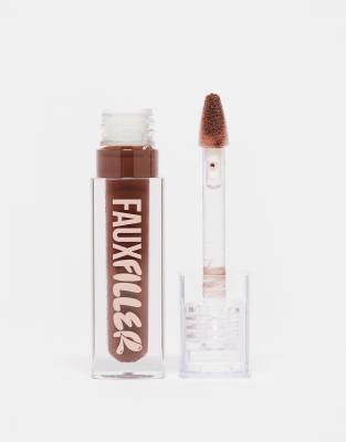 Huda Beauty - Faux Filler - Lipgloss in Coco-Braun