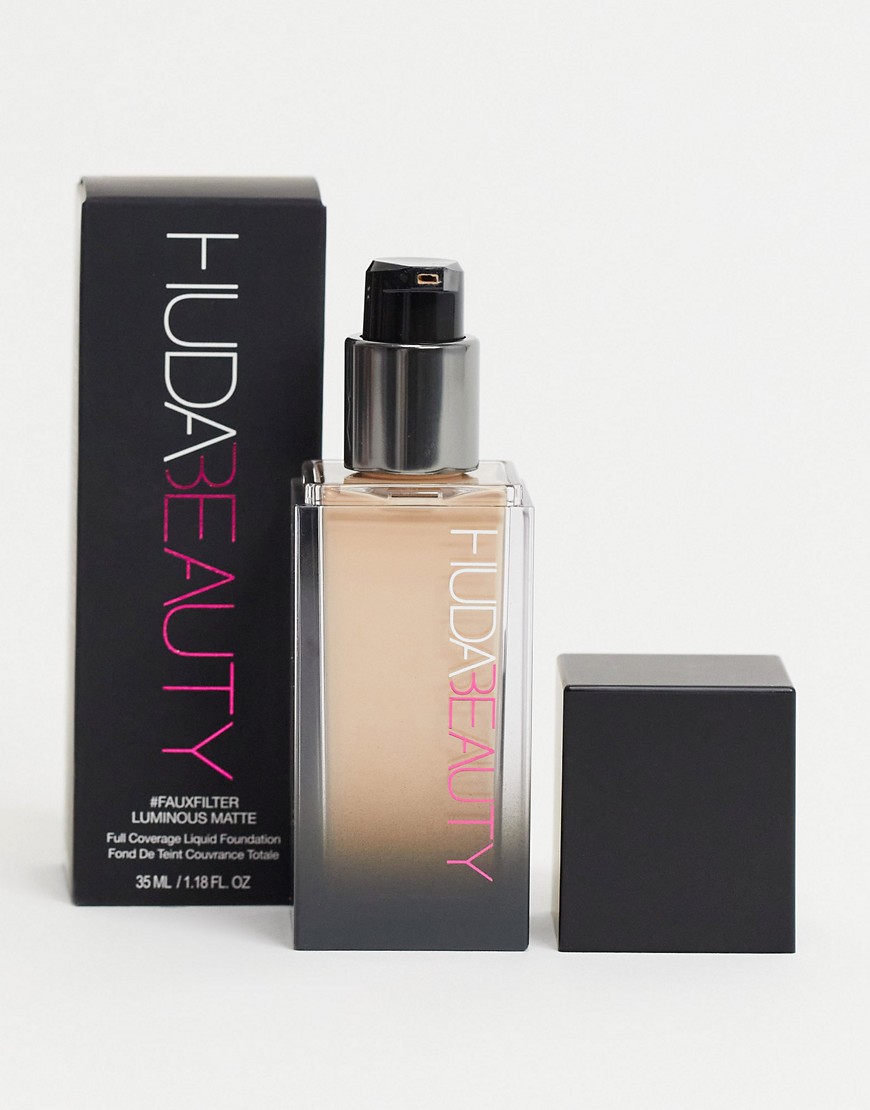 Huda Beauty #FauxFilter Luminous Matte Full Coverage Liquid Foundation-Brown