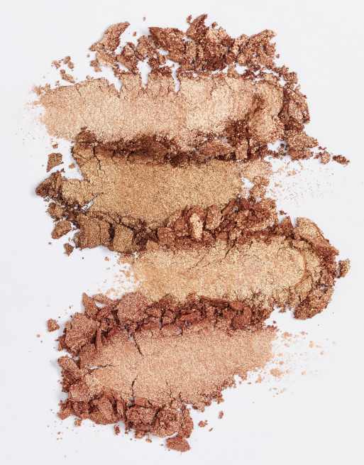 Huda Beauty – Glow Obsessions – Paleta rozświetlaczy – Rich, 4 z 4