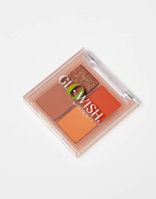 Huda Beauty - GloWish - Palette di ombretti mini tonalità Clay, 2 di 4