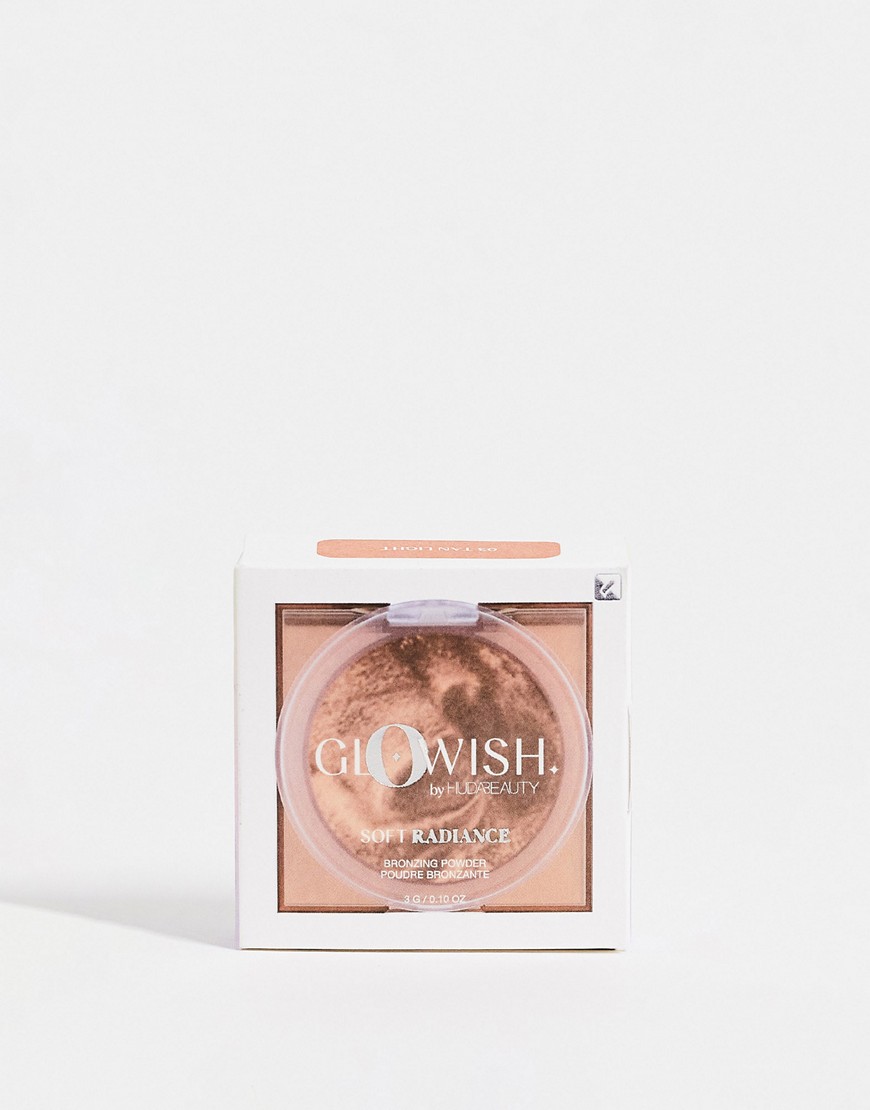 Huda Beauty GloWish Soft Radiance Bronzing Powder Mini - 03 Tan Light-Multi