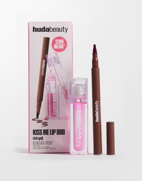 HUDA BEAUTY Kiss Me Lip Duo - Rich Goji - Saving 28% - view 1