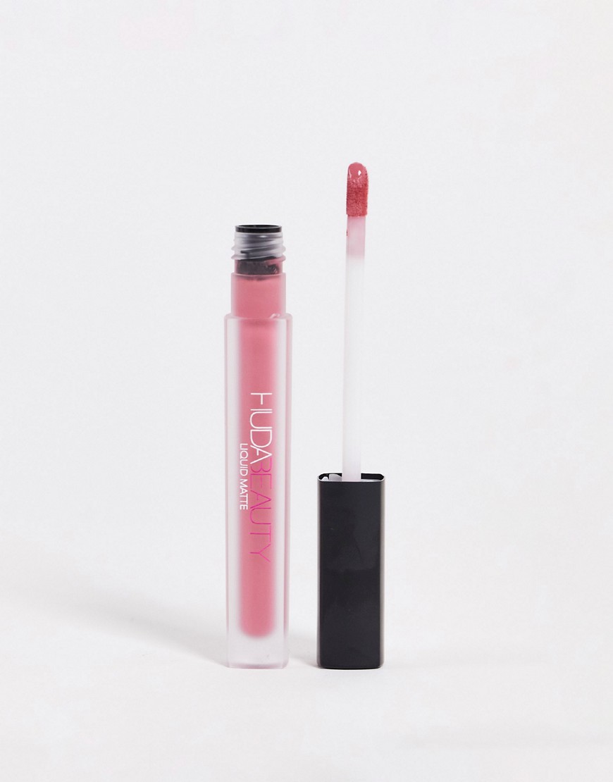 Huda Beauty Liquid Matte Ultra-Comfort Transfer-Proof Lipstick - Baby Doll-Pink