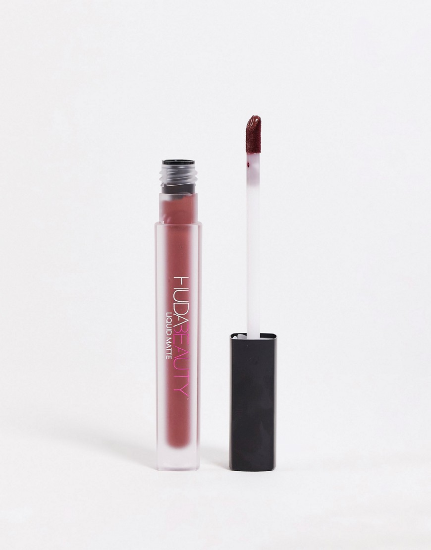Huda Beauty Liquid Matte Ultra-Comfort Transfer-Proof Lipstick - First Class-Red
