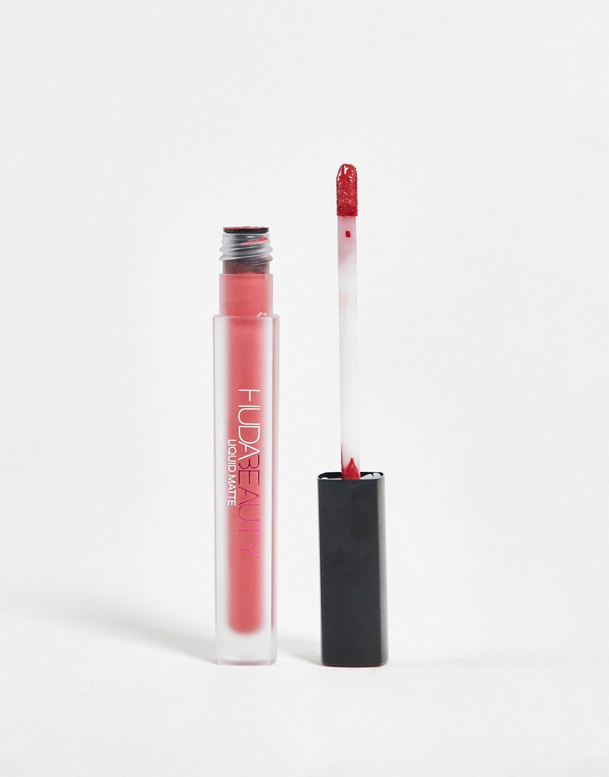 Huda Beauty Liquid Matte Ultra-Comfort Transfer-proof Lipstick - Icon-Red