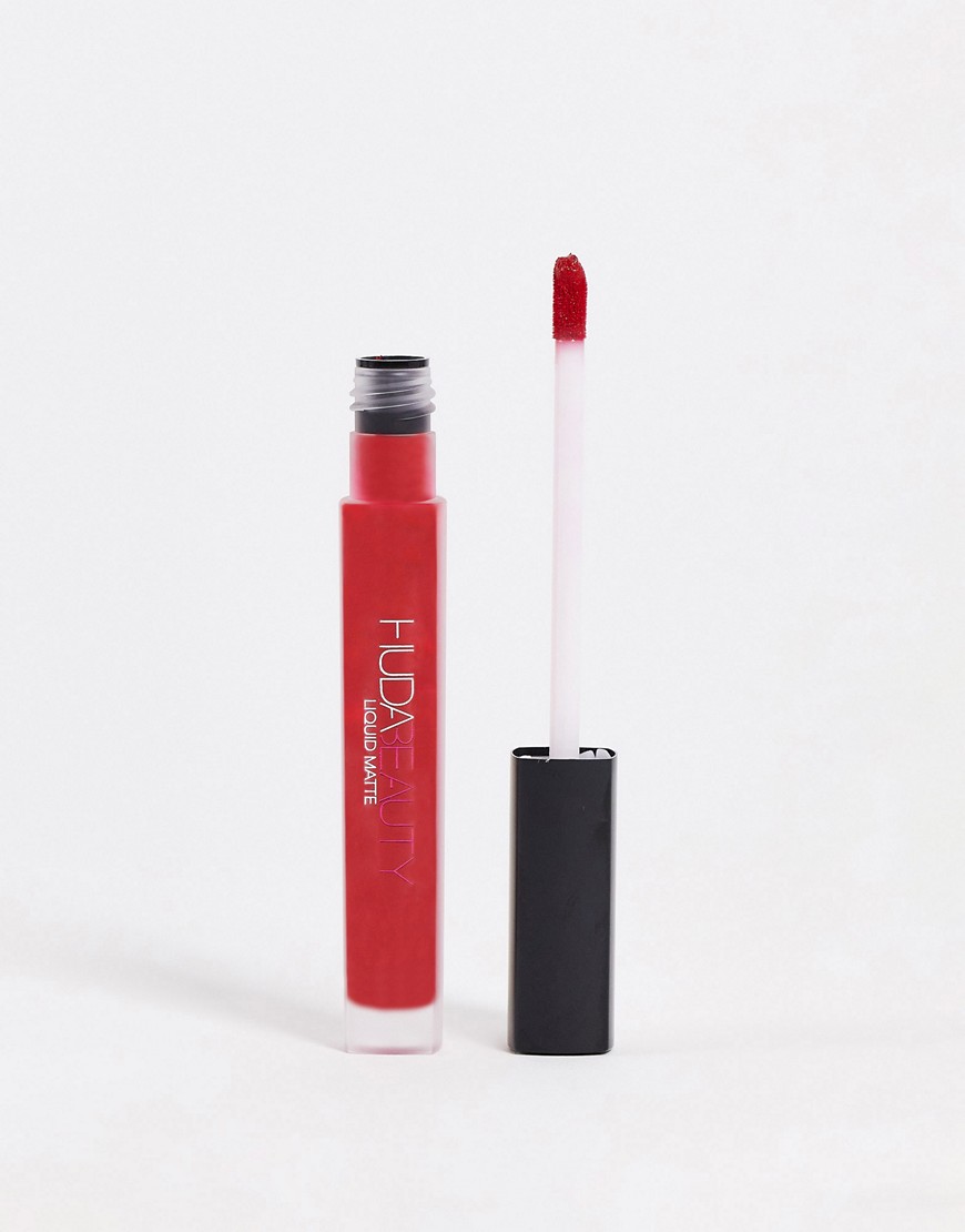 Huda Beauty Liquid Matte Ultra-Comfort Transfer-proof Lipstick - Miss America-Red