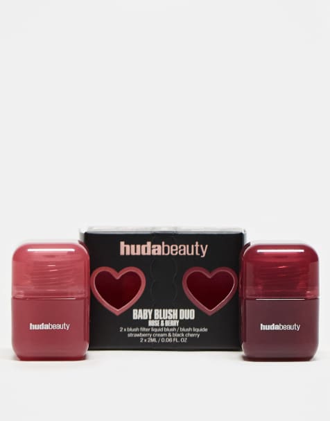 Huda Beauty - Lot de 2 mini-blushs liquides - Black Cherry et Strawberry Cream - view 1