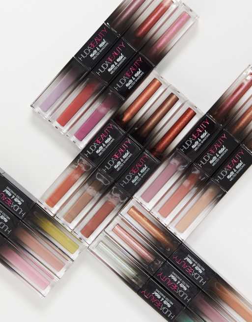 Huda Beauty – Matte & Metal Melted Lidschatten – Hot Sauce & Cherry Soda, 4 von 4