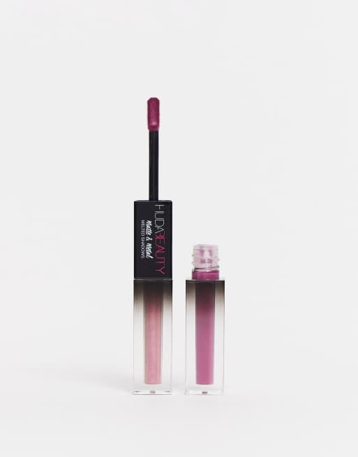 Huda Beauty – Matte & Metal Melted Shadows – Lidschatten – Bomber & Bubblegum