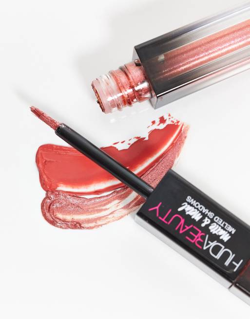 Huda Beauty – Matte & Metal Melted Shadows – Ögonskugga – Hot Sauce & Cherry Soda, 3 av 4