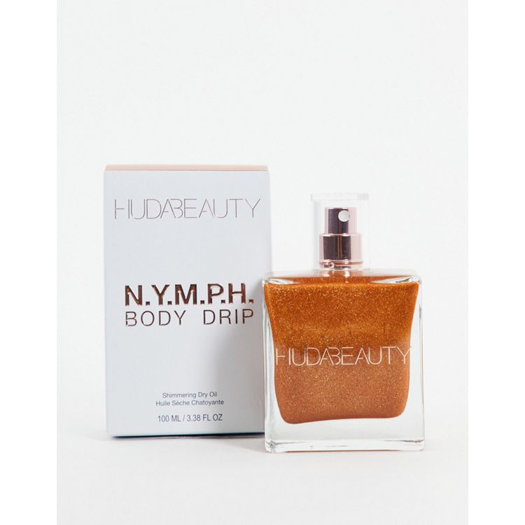 Huda Beauty - N.Y.M.P.H Body Drip - Olio secco illuminante per il corpo