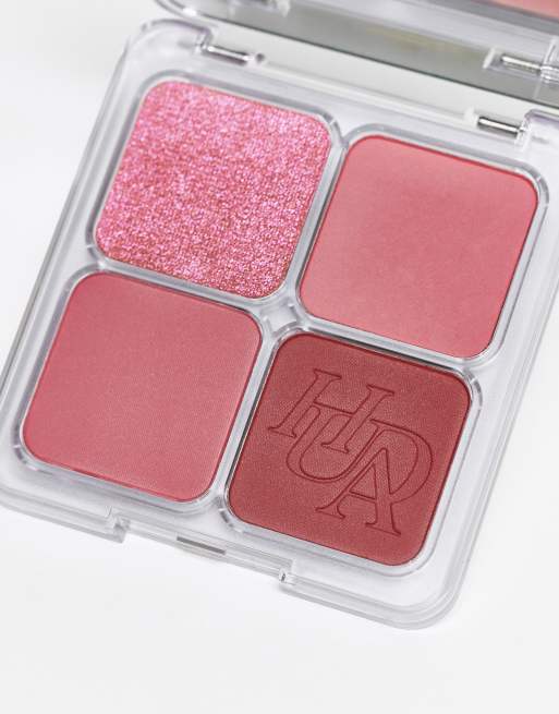 Huda Beauty – Paleta z różami – Rose Berry, 2 z 4