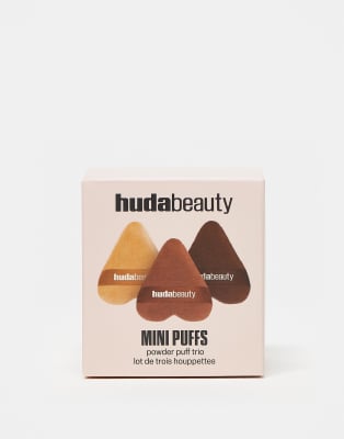 Huda Beauty - Trio de houppettes à poudre-Pas de couleur