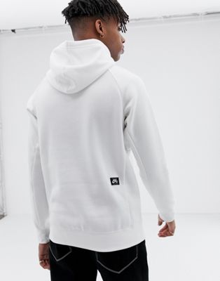 nike sb icon hoodie white