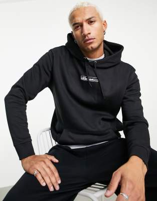 Худи черного цвета с логотипом ellesse-Черный цвет
